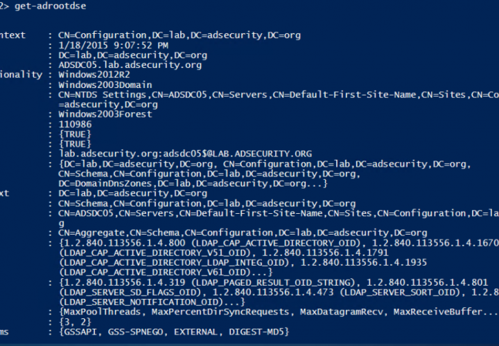 Gathering AD Data with the Active Directory PowerShell Module