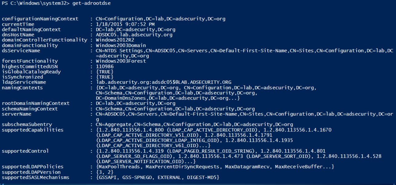 import active directory powershell command