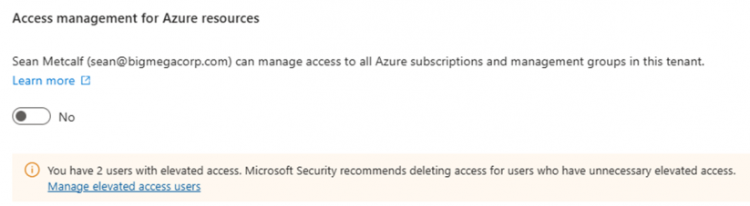 Entra & Azure Elevated Access Revisited – Active Directory & Azure AD ...