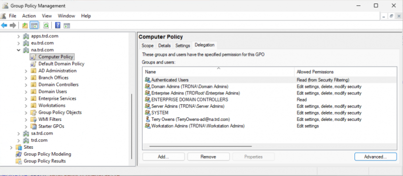 AD Fundamentals: Group Policy Permissions & Owner Rights – Active ...